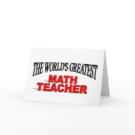 The World's Greatest Math Teacher cards