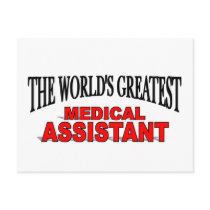 The World's Greatest Medical Assistant Post Card