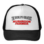 The World's Greatest Mushroom Farmer Trucker Hats