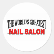 The World's Greatest Nail Salon Stickers