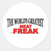 The World's Greatest Neat Freak Stickers
