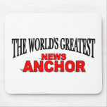 The World's Greatest News Anchor mousepads