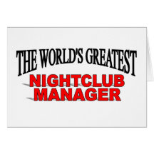The World's Greatest Nightclub Manager Cards
