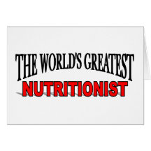 The World's Greatest Nutritionist Card