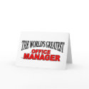 The World's Greatest Office Manager cards