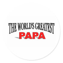 The World's Greatest Papa Stickers