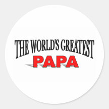 The World's Greatest Papa Stickers