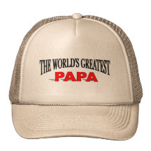The World's Greatest Papa Trucker Hats
