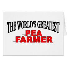 The World's Greatest Pea Farmer Cards