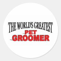 The World's Greatest Pet Groomer Sticker