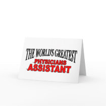The World's Greatest Physicians Assistant Greeting Card
