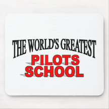 The World's Greatest Pilots School Mouse Mats