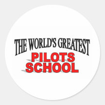 The World's Greatest Pilots School Sticker