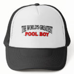 The World's Greatest Pool Boy hats