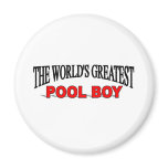 The World's Greatest Pool Boy magnets