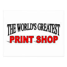 The World's Greatest Print Shop Postcards