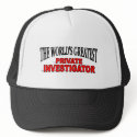 The World's Greatest Private Investigator hats