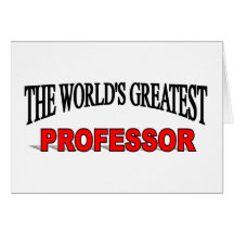The World's Greatest Professor Card