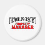 The World's Greatest Property Manager Fridge Magnets