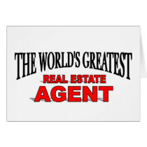 The World's Greatest Real Estate Agent Cards
