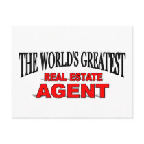 The World's Greatest Real Estate Agent Post Cards