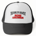 The World's Greatest Rose Grower hats
