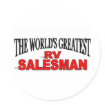 The World's Greatest RV Salesman stickers
