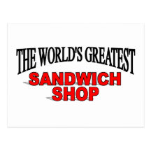 The World's Greatest Sandwich Shop Postcards