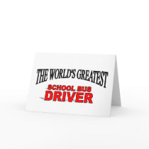 The World's Greatest School Bus Driver Cards