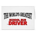 The World's Greatest School Bus Driver Cards