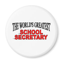 The World's Greatest School Secretary Magnets