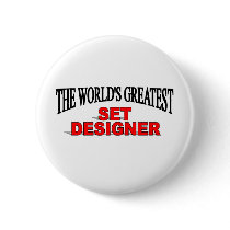 The World's Greatest Set Designer Pins