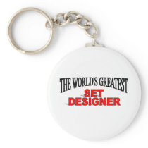 The World's Greatest Set Designer Key Chain