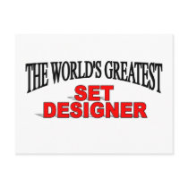 The World's Greatest Set Designer Post Card