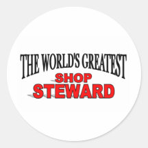 The World's Greatest Shop Steward Sticker
