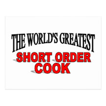 The World's Greatest Short Order Cook Postcard