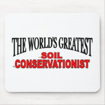The World's Greatest Soil Conservationist Mouse Mat