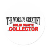 The World's Greatest Solid Waste Collector stickers