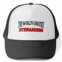 The World's Greatest Stewardess hats