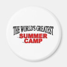 The World's Greatest Summer Camp Fridge Magnet