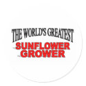 The World's Greatest Sunflower Grower stickers