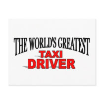 The World's Greatest Taxi Driver Postcards
