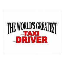 The World's Greatest Taxi Driver Postcards