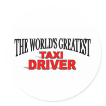 The World's Greatest Taxi Driver Stickers