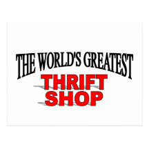 The World's Greatest Thrift Shop Postcard