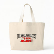 The World's Greatest Travel Agent Canvas Bag