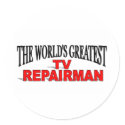 The World's Greatest TV Repairman stickers