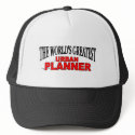 The World's Greatest Urban Planner hats