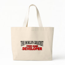 The World's Greatest Video Game Developer Canvas Bag