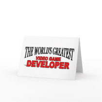 The World's Greatest Video Game Developer Cards